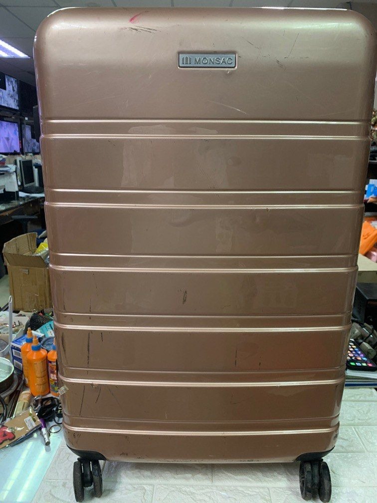 Monsac Hardcase Luggage Large, Hobbies & Toys, Travel, Luggage on Carousell