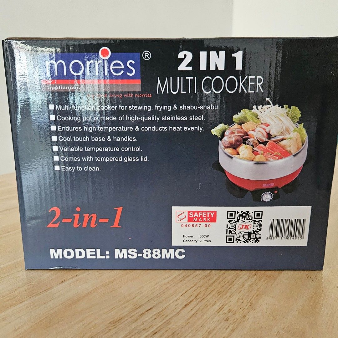 Morries 2 in 1 multi cooker cheap