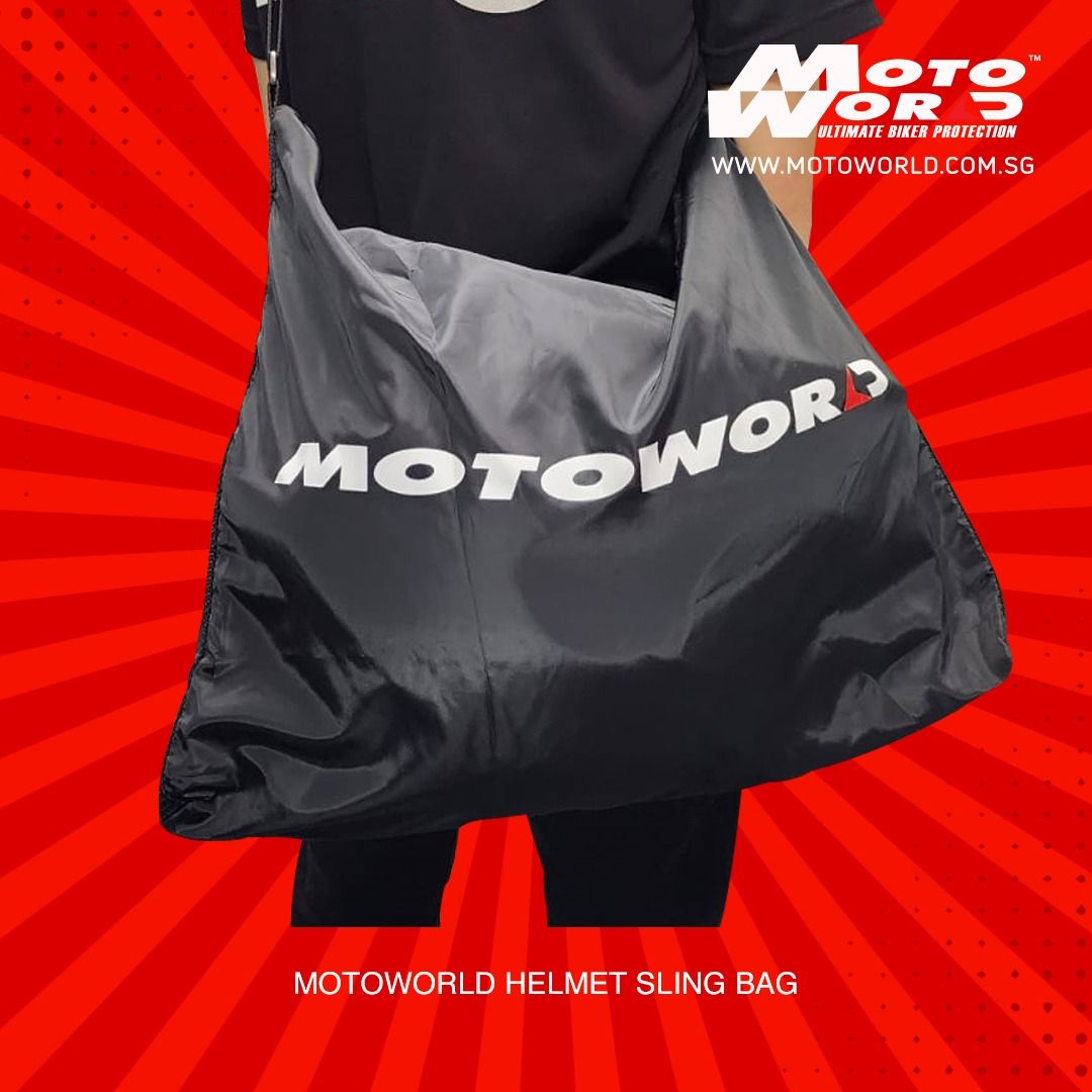 Motorcycle helmet hot sale sling bag