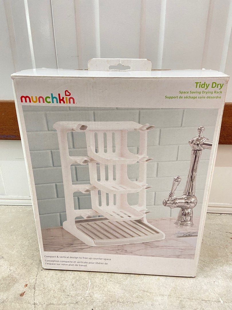 Munchkin Tidy Dry Space Saving Baby Bottle Drying Rack