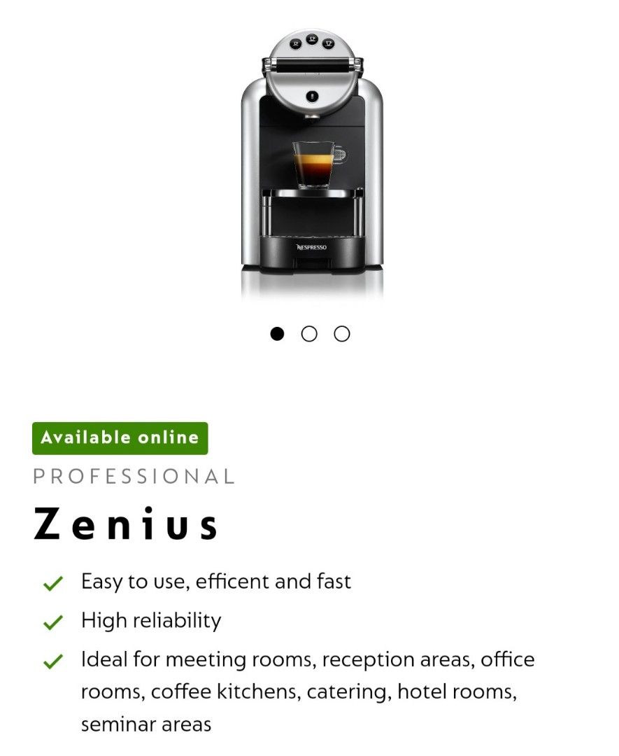 Zenius Coffee Essentials, Machines