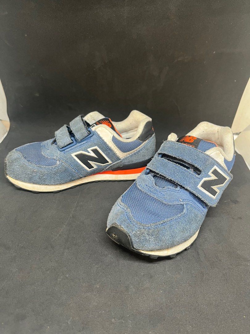 New Balance 574 kids (Category: Babies & Kids Fashion) located in Quezon City. Submitted by masbugs (Listing ID 1263846010, Image 1). Description: FS. New Balance 574 kids. Velcro type. Size 12 kids. Pick up at Scout area in QC..