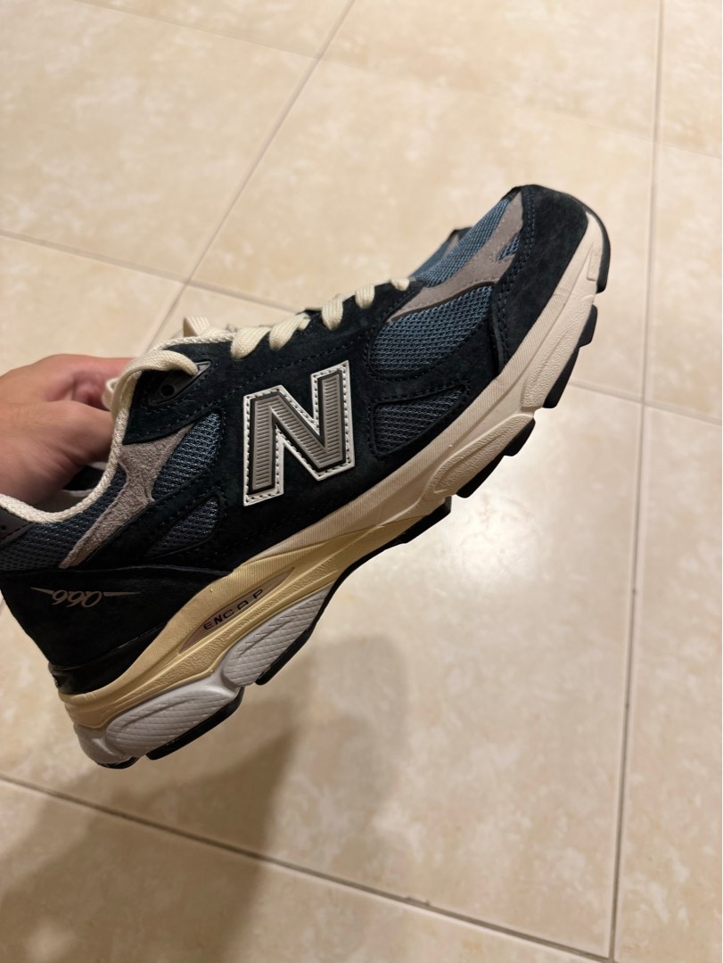 New Balance 990 TE3 海軍藍奶油底, 他的時尚, 鞋, 運動鞋在旋轉拍賣