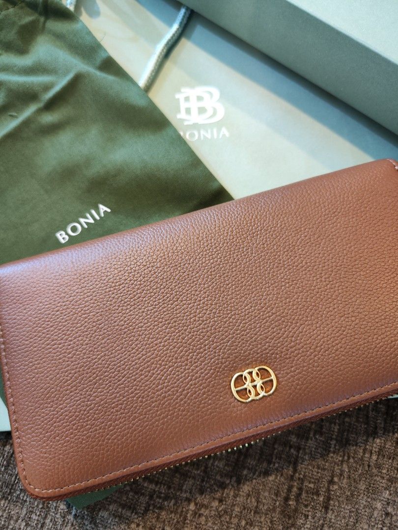 NEW full set Bonia high end ladies long wallet, Women's Fashion, Bags