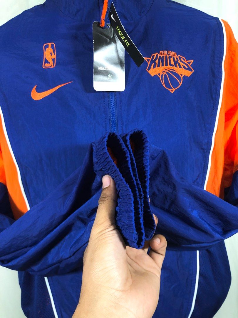 Vintage knicks windbreaker discount