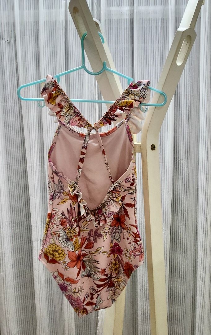Next Girls Swimwear 3yr Floral Crossback