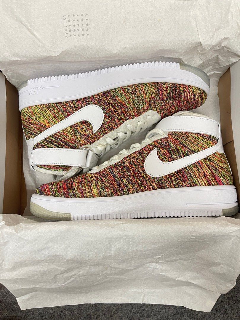 Nike AF1 Ultra Flyknit Mid Rainbow Air Force 1 Air