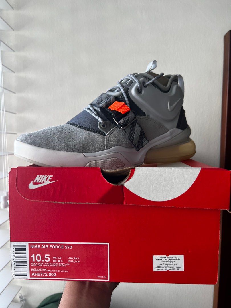 Nike Air Force 270 Men s Fashion Footwear Sneakers on Carousell