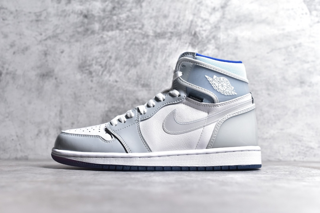 Nike air jordan outlet 1 white and blue