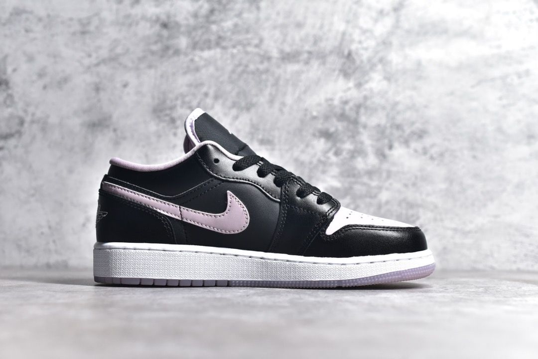 NIKE Air Jordan 1 low Pink Black shoes Women s Fashion Footwear
