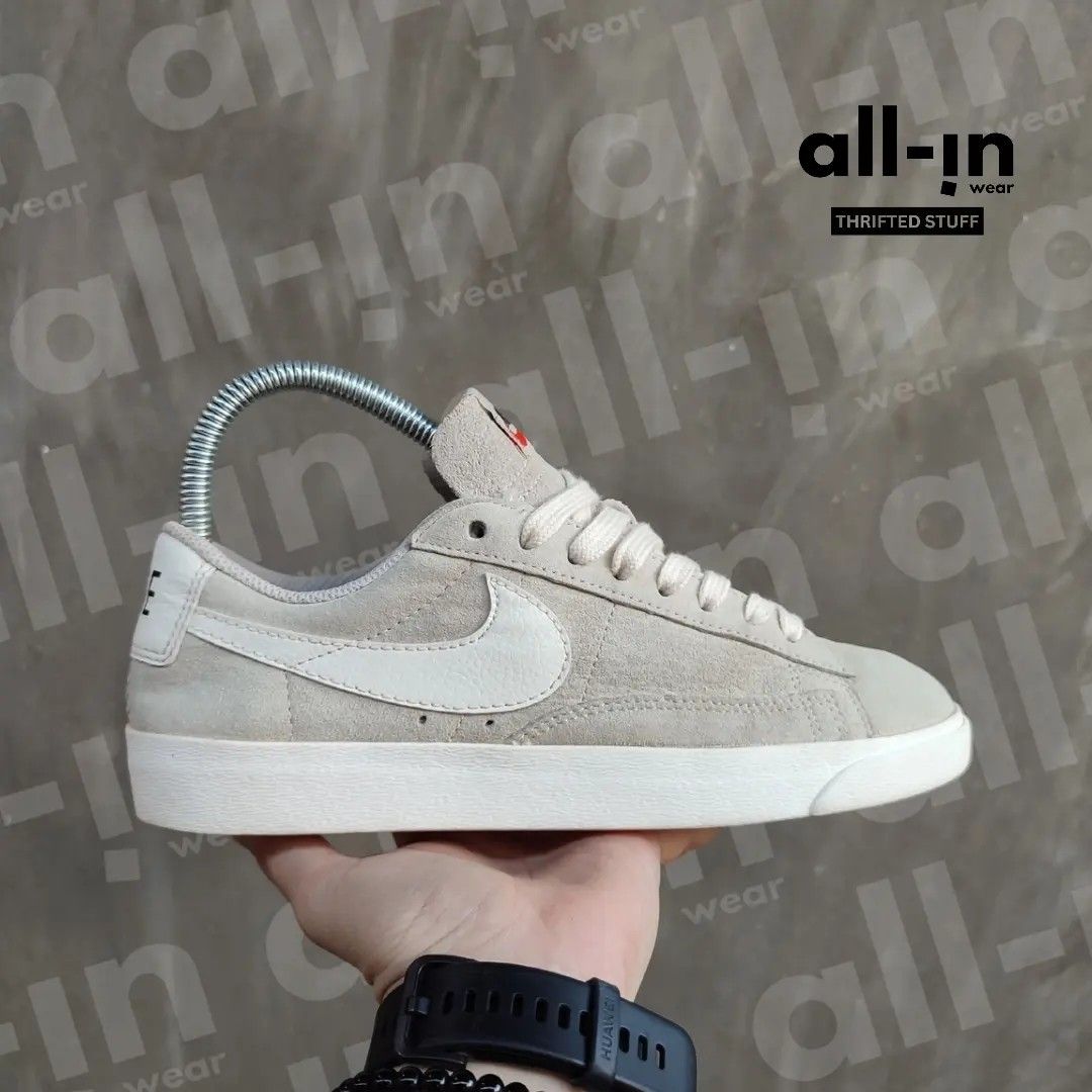 NIKE BLAZER LOW DESERT SAND Women s Fashion Footwear Sneakers