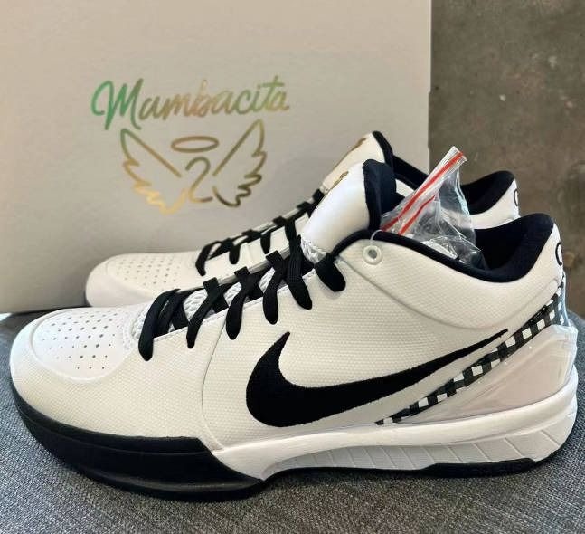 Nike Zoom Kobe 4 Mambacita Gigi 耐磨透氣低筒實戰籃球鞋男女同款白黑