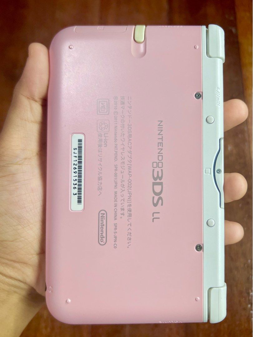Nintendo 3DS XL LL Pink & White 64GB, Video Gaming, Video Game Consoles