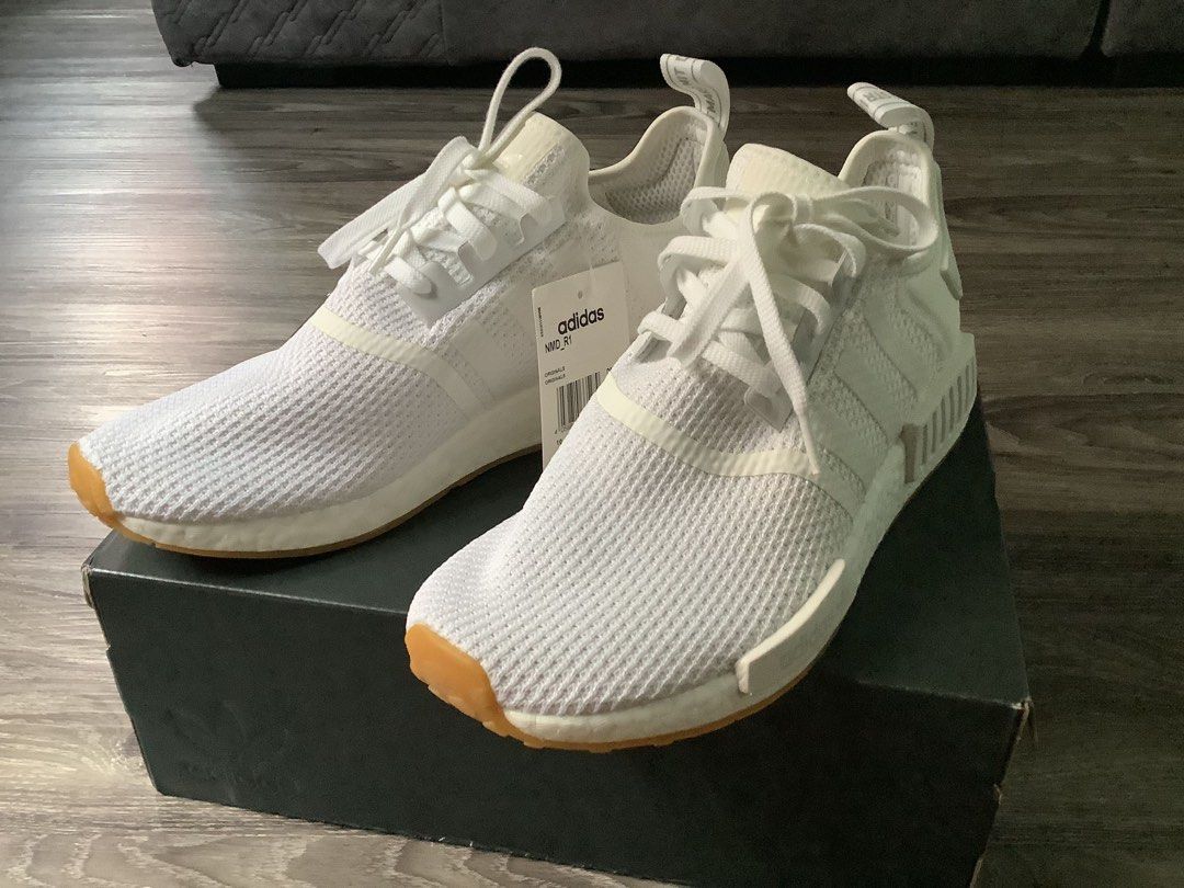 Adidas originals nmd_r1 sneakers white d96635 shop