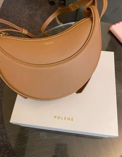 Polène  Bag - Numéro Un Nano - Green Textured Leather