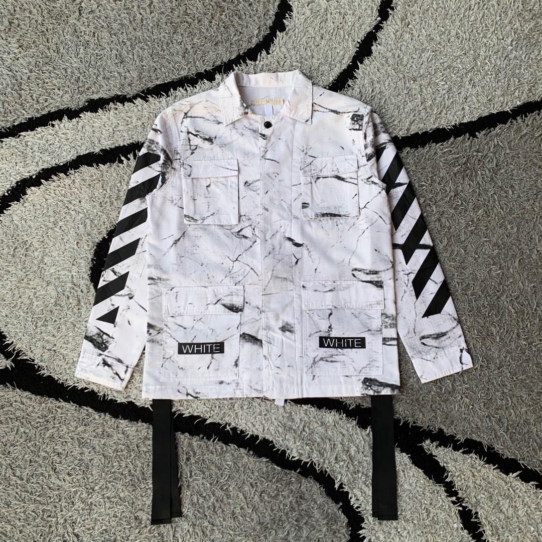 Off white sahariana best sale jacket