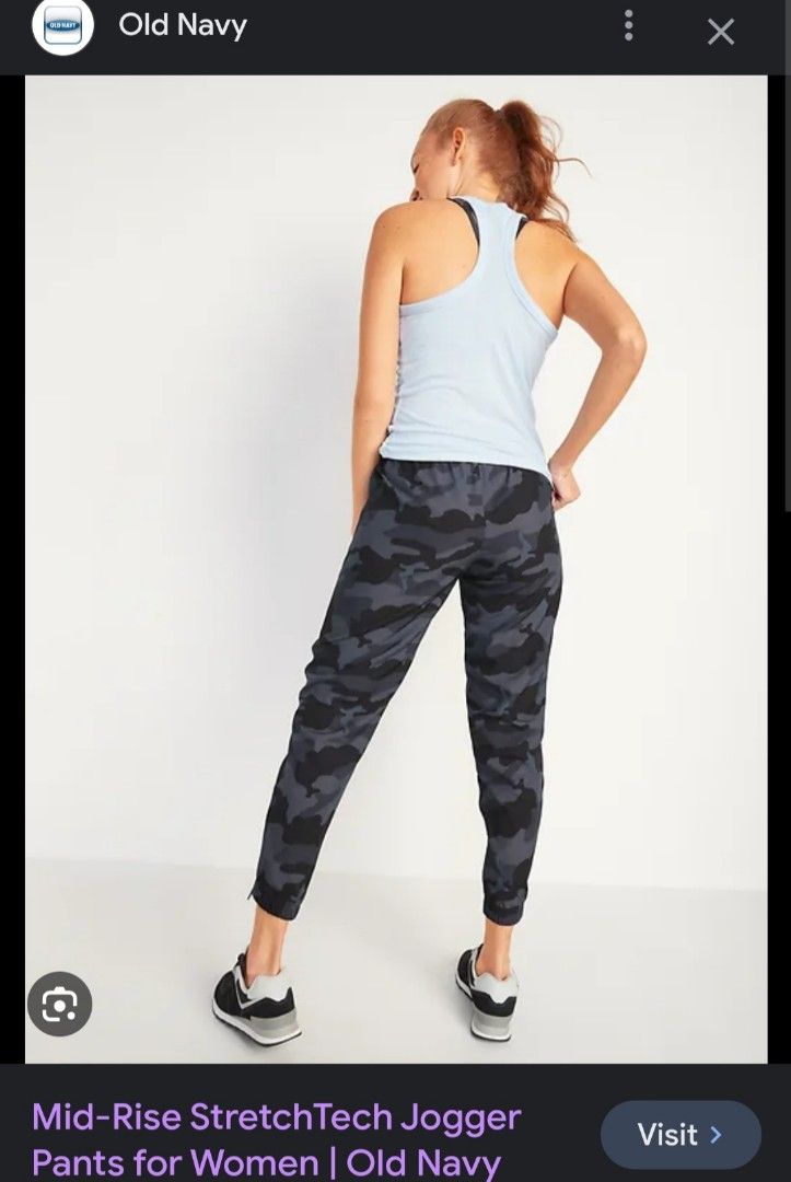 Old Navy Strechtech Mid-rise Jogger Ankle, Women's Fashion, Bottoms, Other  Bottoms on Carousell