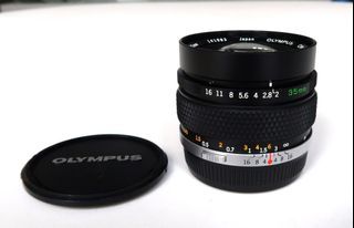 Olympus OM Zuiko lenses 35mm and 85mm (please read description)