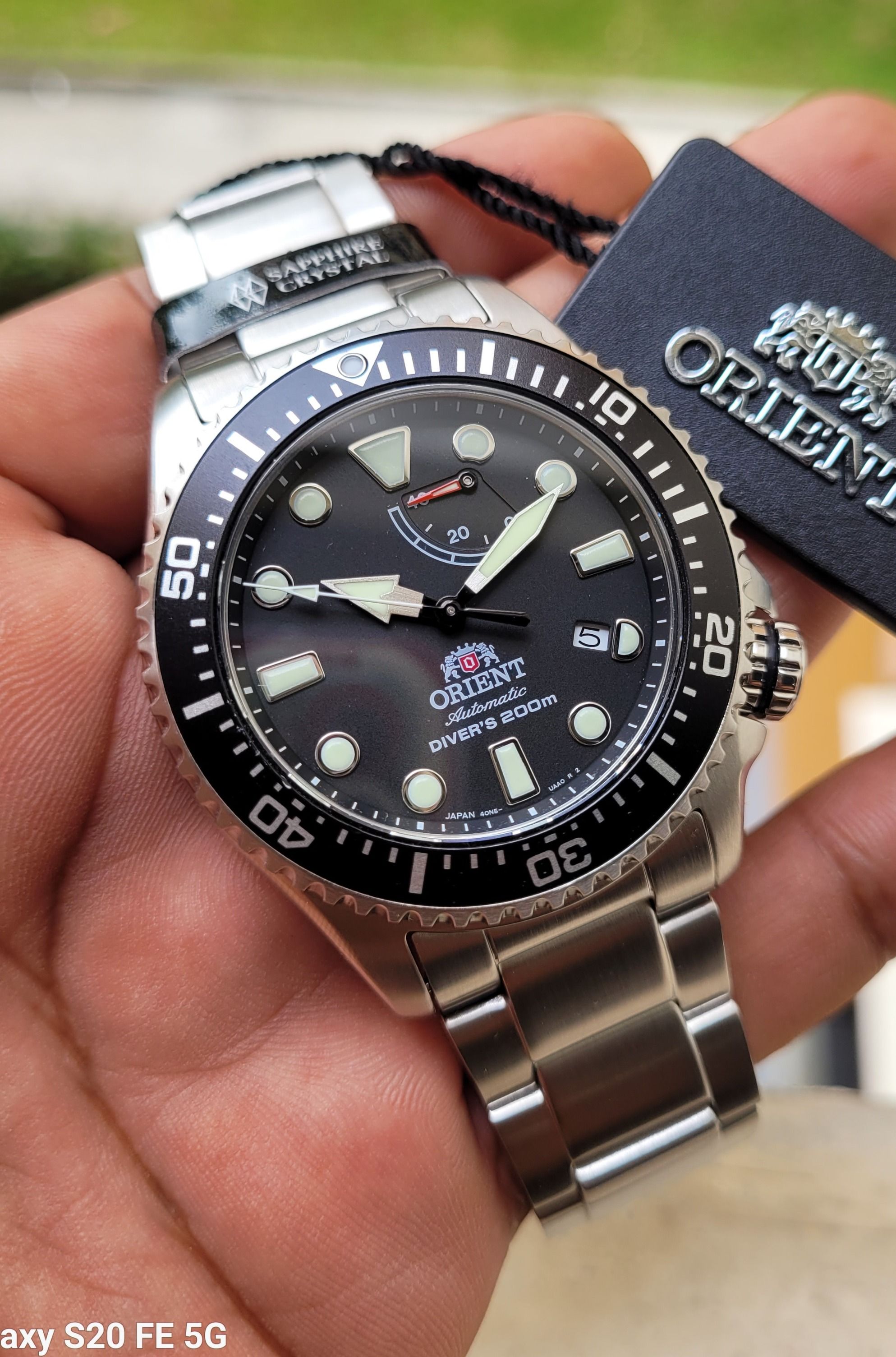 Orient diver power best sale reserve