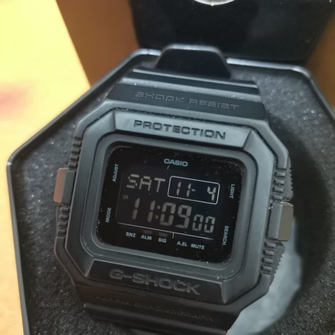 ORIGINAL Casio G Shock Watches DW D5500 BB 1DR All Black For