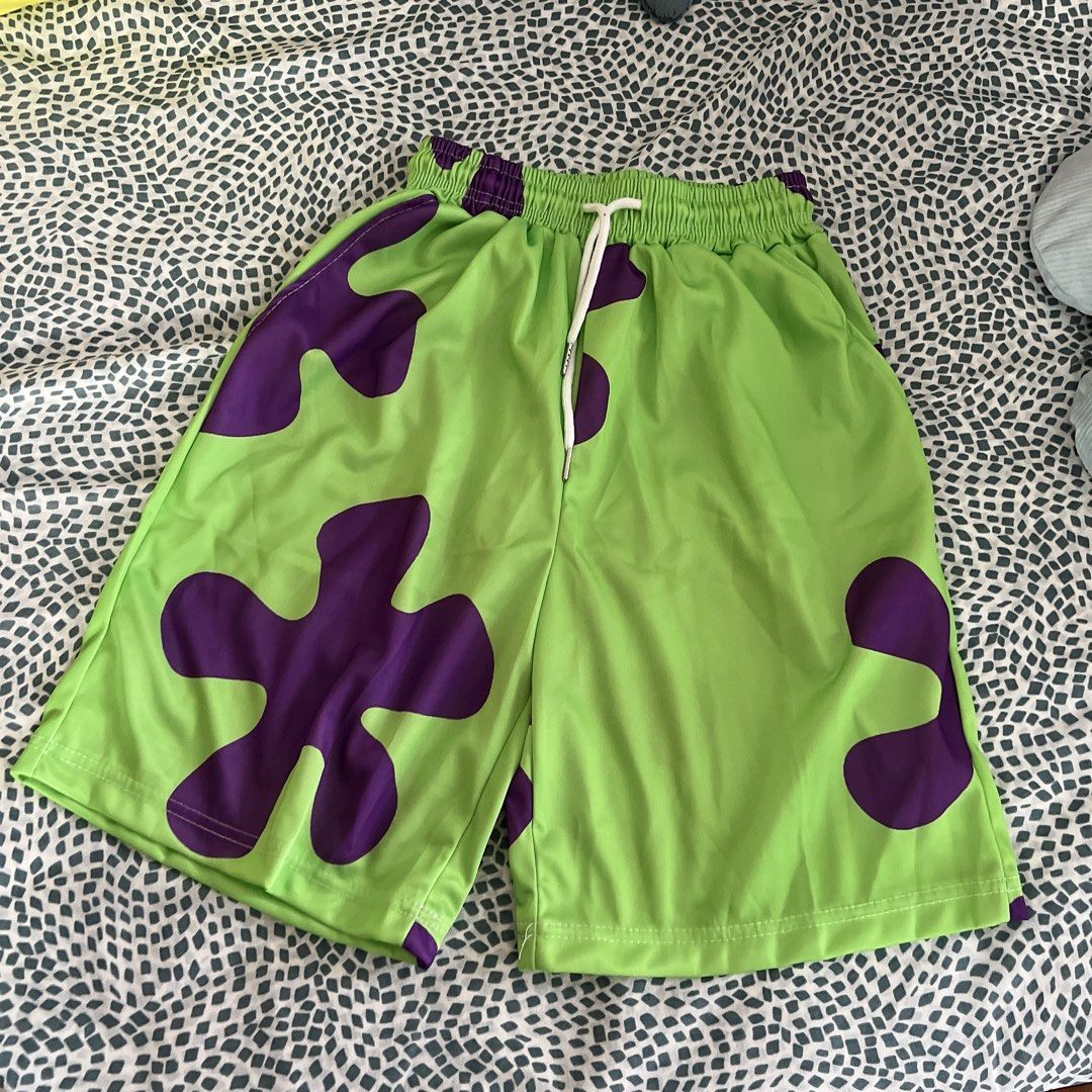 Patrick Star shorts SpongeBob costume, Men's Fashion, Bottoms, Shorts ...