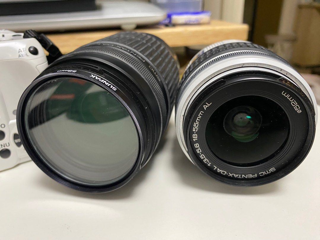 Pentax k-x kx 連18-55 及55-300鏡頭, 攝影器材, 相機- Carousell