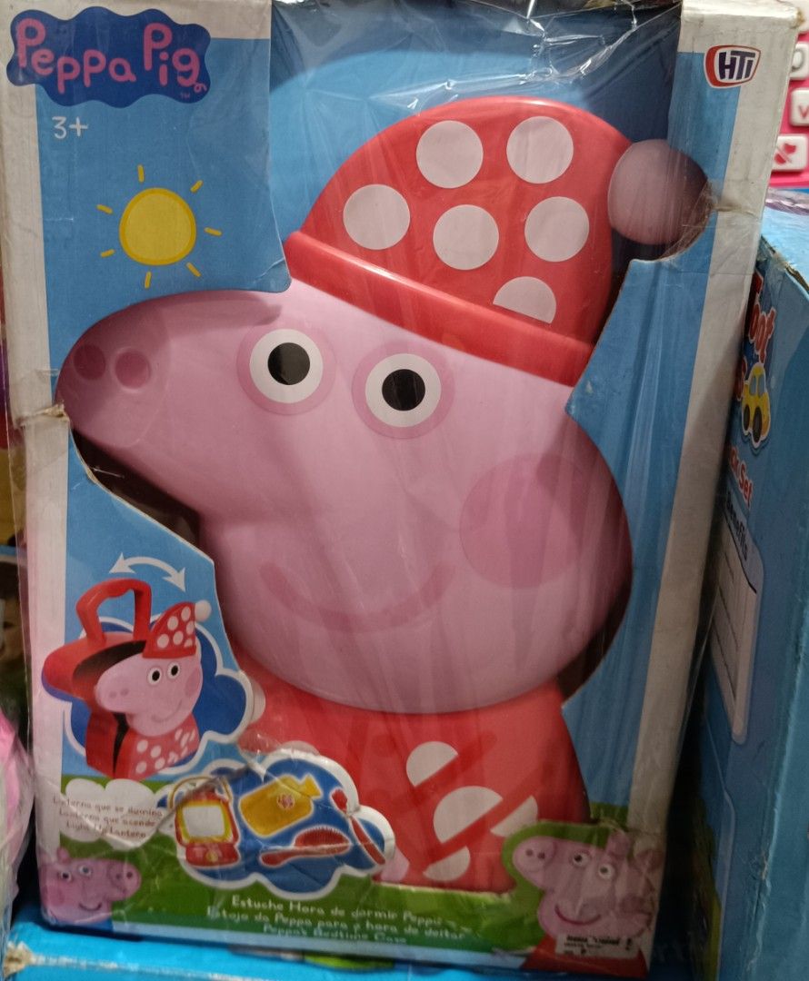 Peppa Pig Bed time Case (Category: Kids Toys) located in Quezon City. Submitted by mhoniqvela04 (Listing ID 1263768737, Image 1). Description: brandnew-working and tested damaged box only! pm for more details.