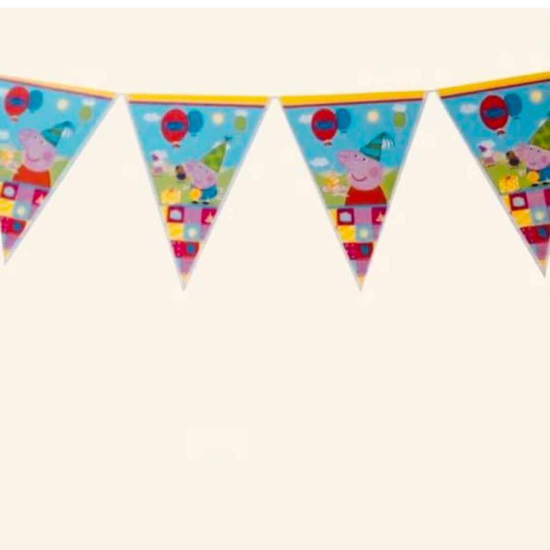 Peppa pigs party supplies birthday party banners / party deco