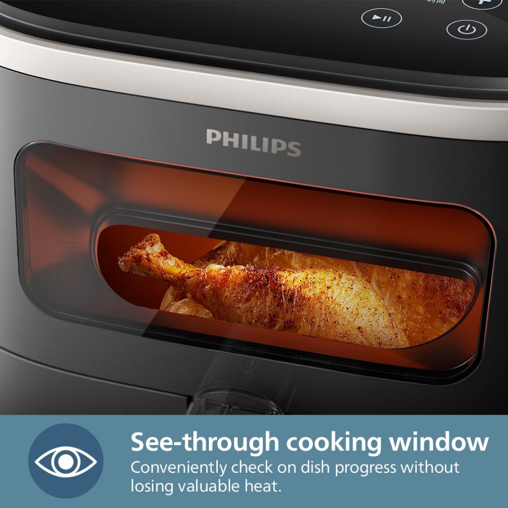 Philips 3000 Series Digital Window XL Airfryer - Black