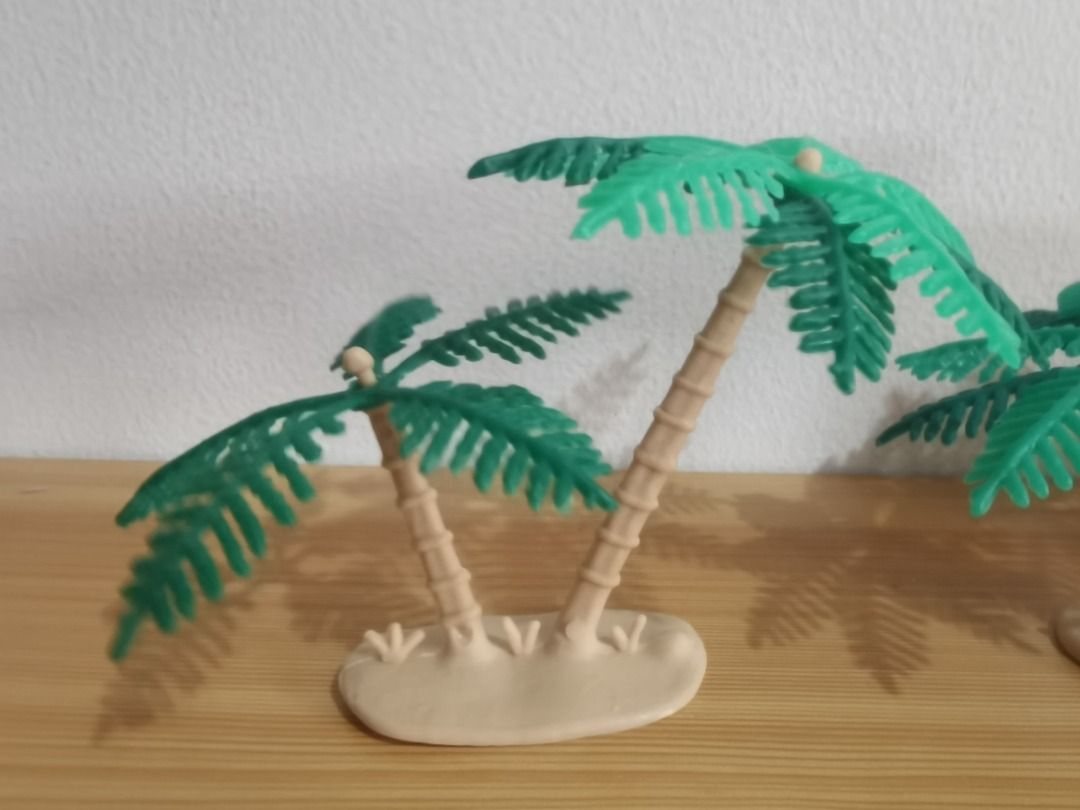Plastic Toy Palm Trees, Hobbies & Toys, Toys & Games on Carousell