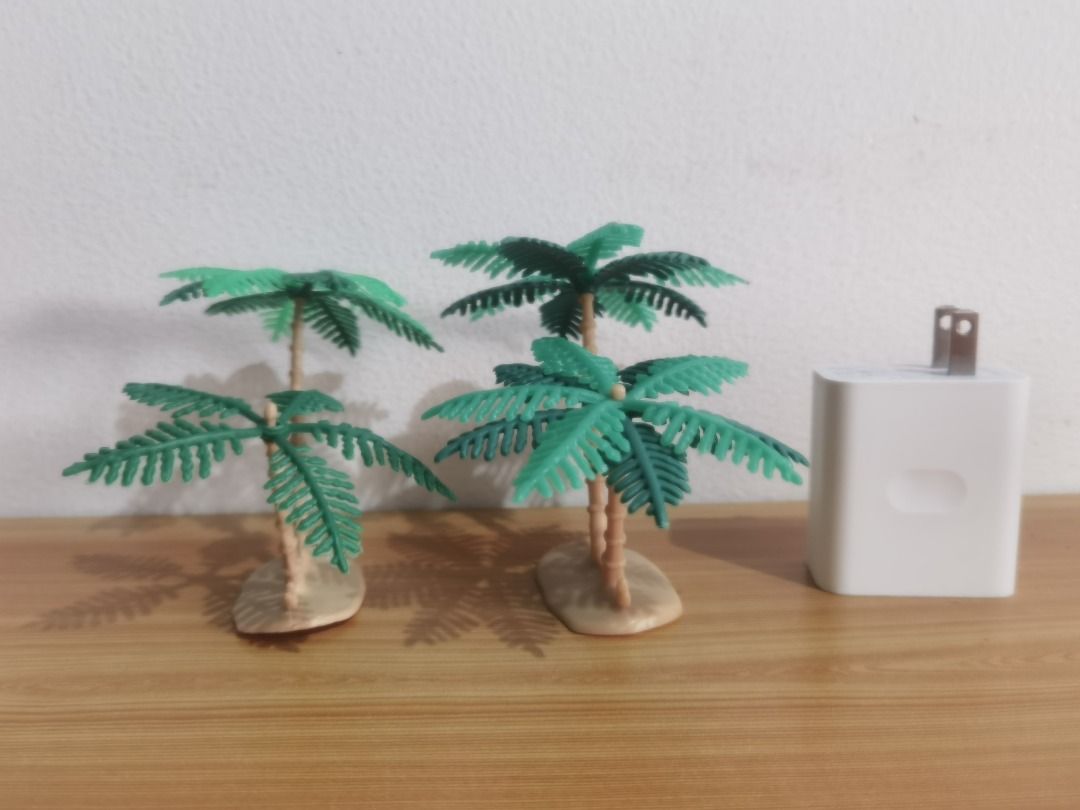 Plastic Toy Palm Trees, Hobbies & Toys, Toys & Games on Carousell