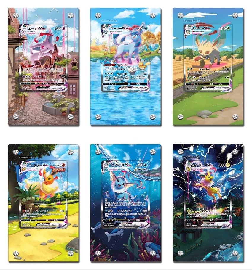 Pokemon TCG Full Art Acrylic Frame Stand (frame only), Hobbies & Toys ...