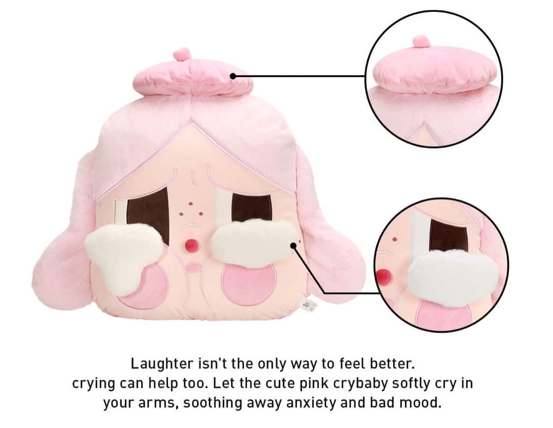 POP MART CRYBABY Encounter Yourself Series-Pillow, Hobbies & Toys