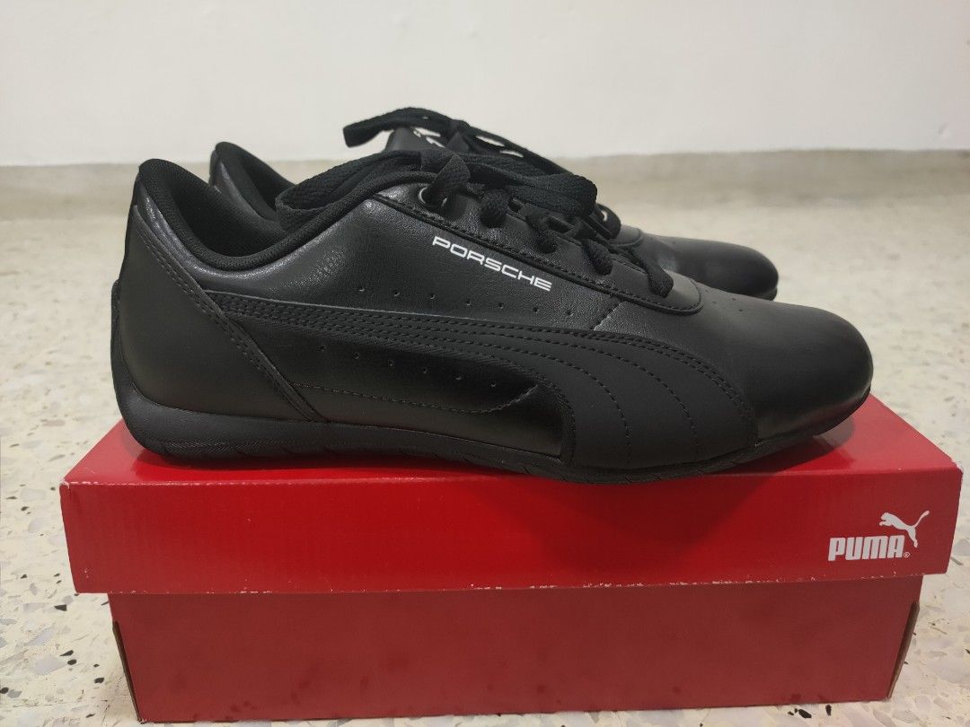 PUMA Porsche Legacy Neo Cat Unisex Sneakers in Black size UK 10
