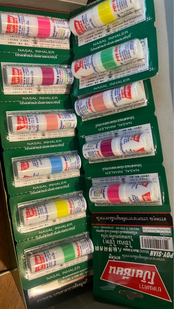Poy sian Inhalers, Health & Nutrition, Medical Supplies & Tools on ...