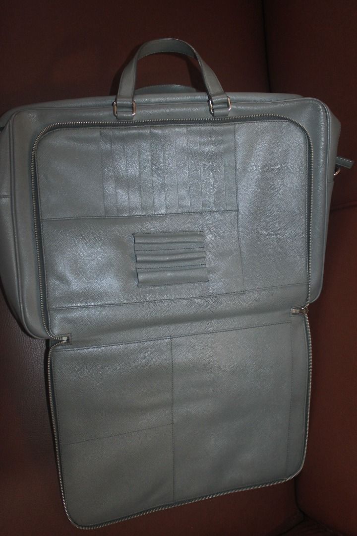 Laptop bags & briefcases Prada - Fabric and Saffiano messenger bag -  2VH797064002