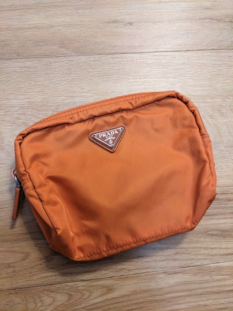 Prada orange 2025 purse