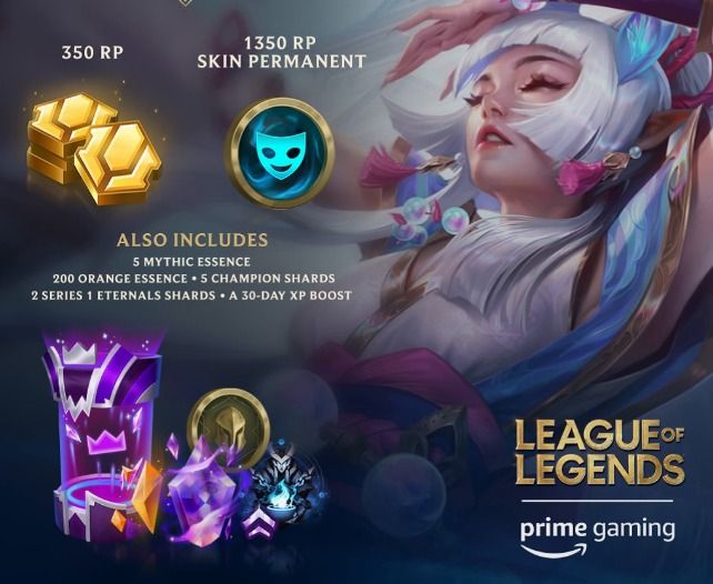 New League of Legends Prime Gaming Loot Includes RP, Skin, and More