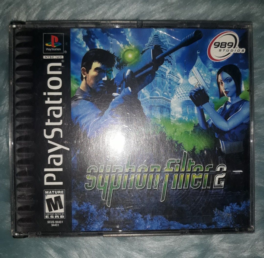 PS1 Syphon Filter 2 NTSC-U/C 2 Discs Original Playstation 1 Game, Video ...