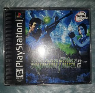 PS1 Syphon Filter 2 NTSC-U/C 2 Discs Original Playstation 1 Game