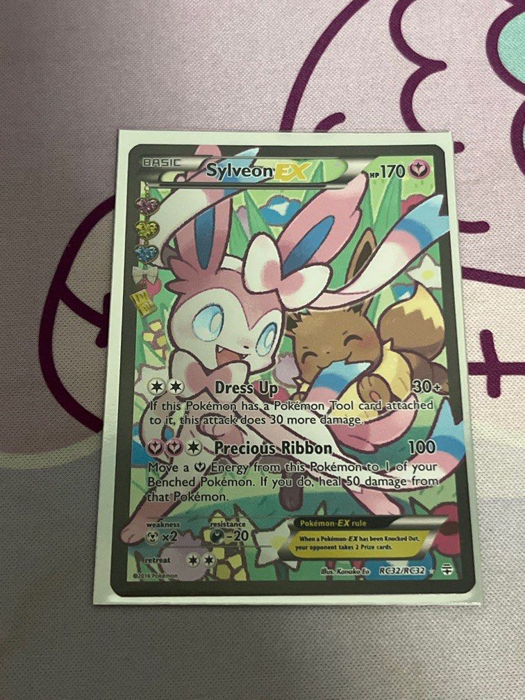 PSA 9 Sylveon EX - RC32/RC32 - Full Art XY Generations Radiant Collect –  Cherry Collectables