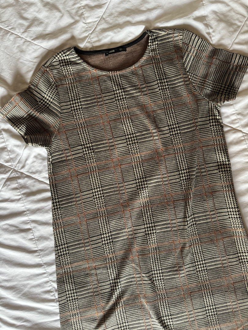 princess polly baby blue dress Pull&Bear Dress in Chocolate main image 0