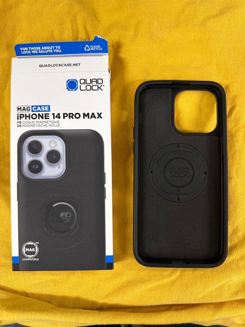 Quad Lock MagSafe Mag case iPhone 14 Pro Max, Mobile Phones & Gadgets