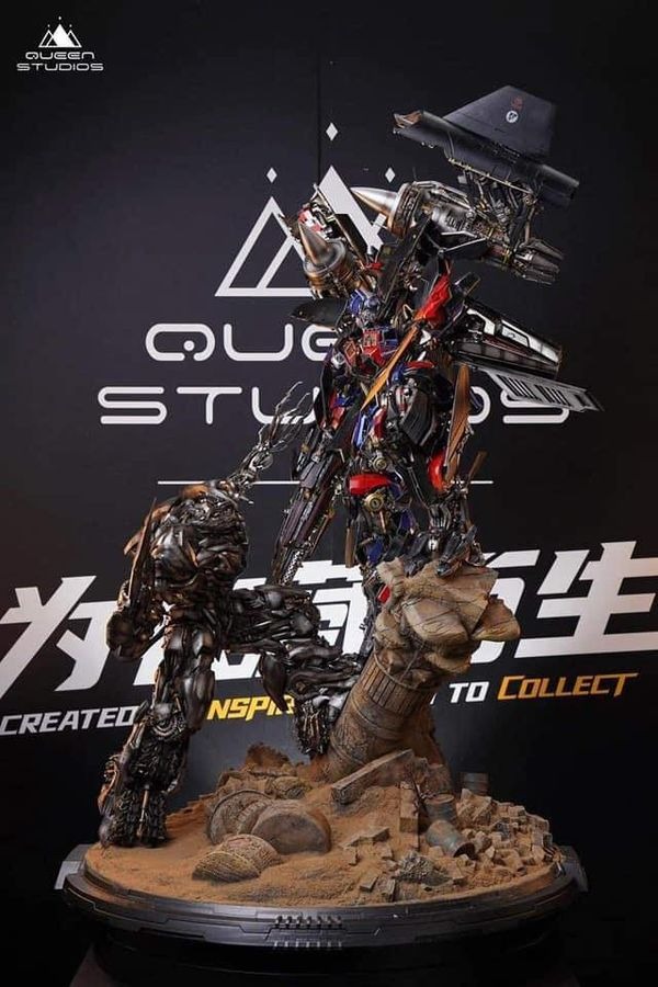Queen Studio - Transformers : JetPower Optimus Prime Vs Megatron ...