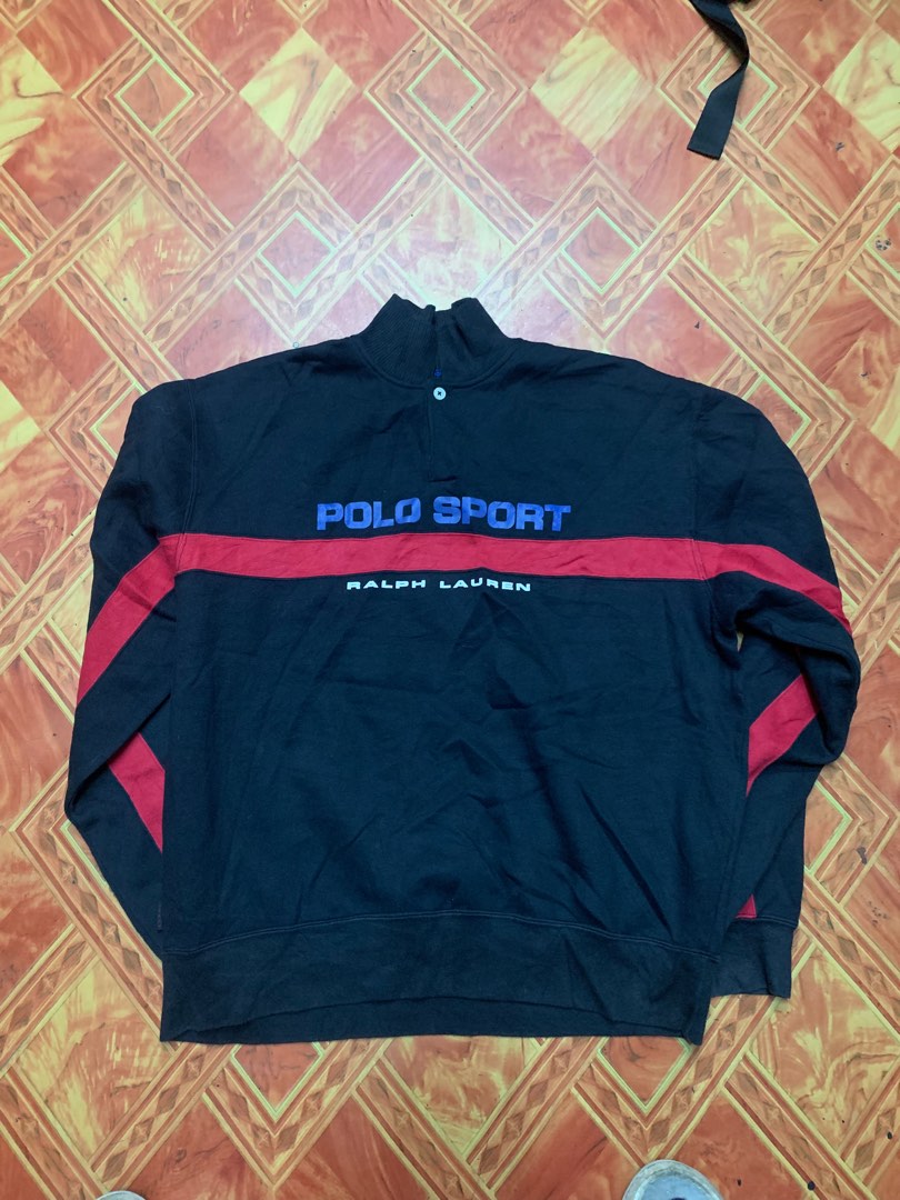 Ralph Lauren Polo sports pepsi sweater, Men's Fashion, Tops & Sets ...