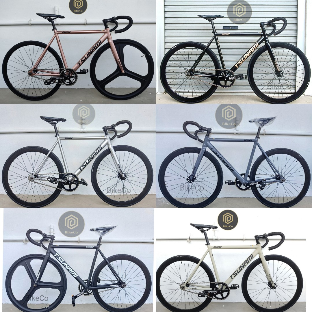 TSUNAMI ピストバイク - 自転車