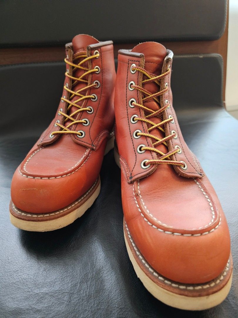 Red wing classic cheap moc steel toe