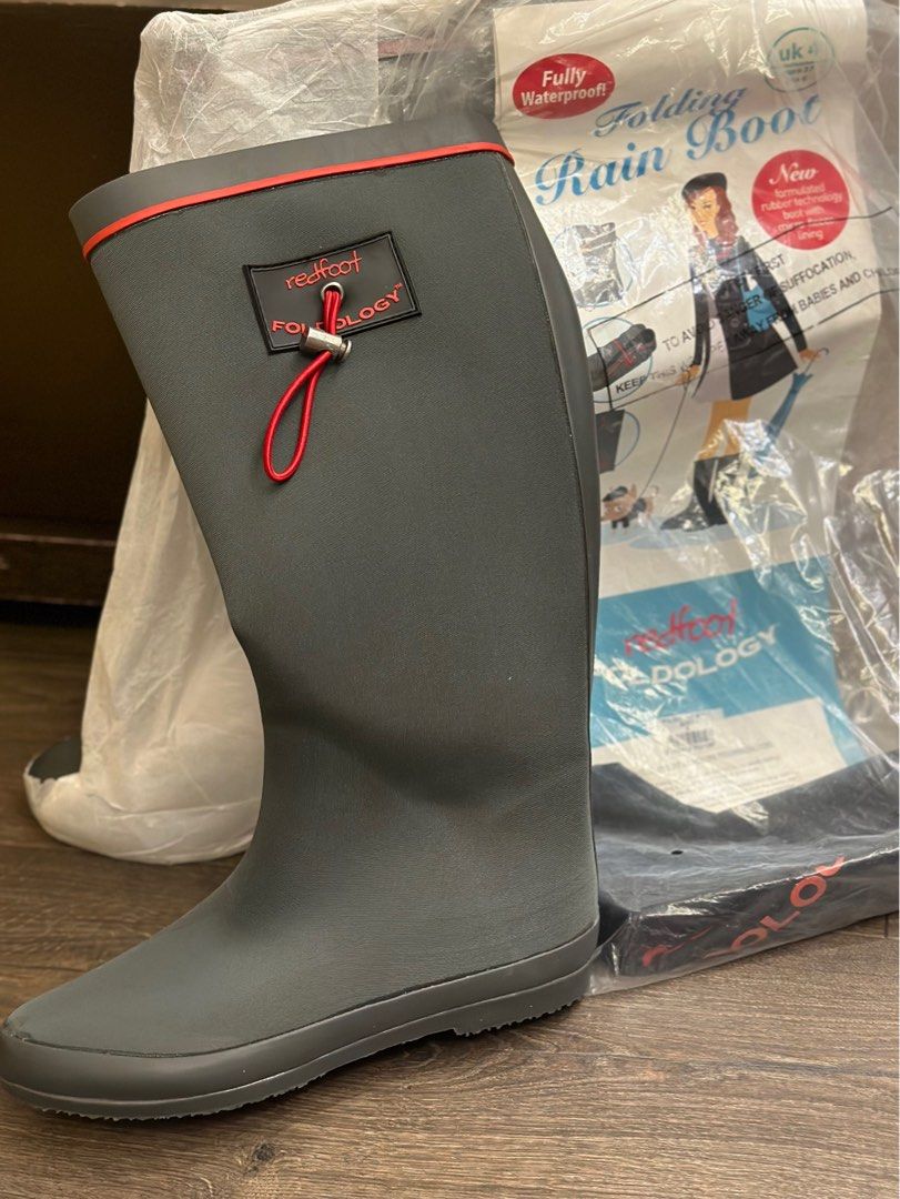 Fold down deals rain boots
