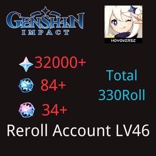 Reroll account Genshin impact account