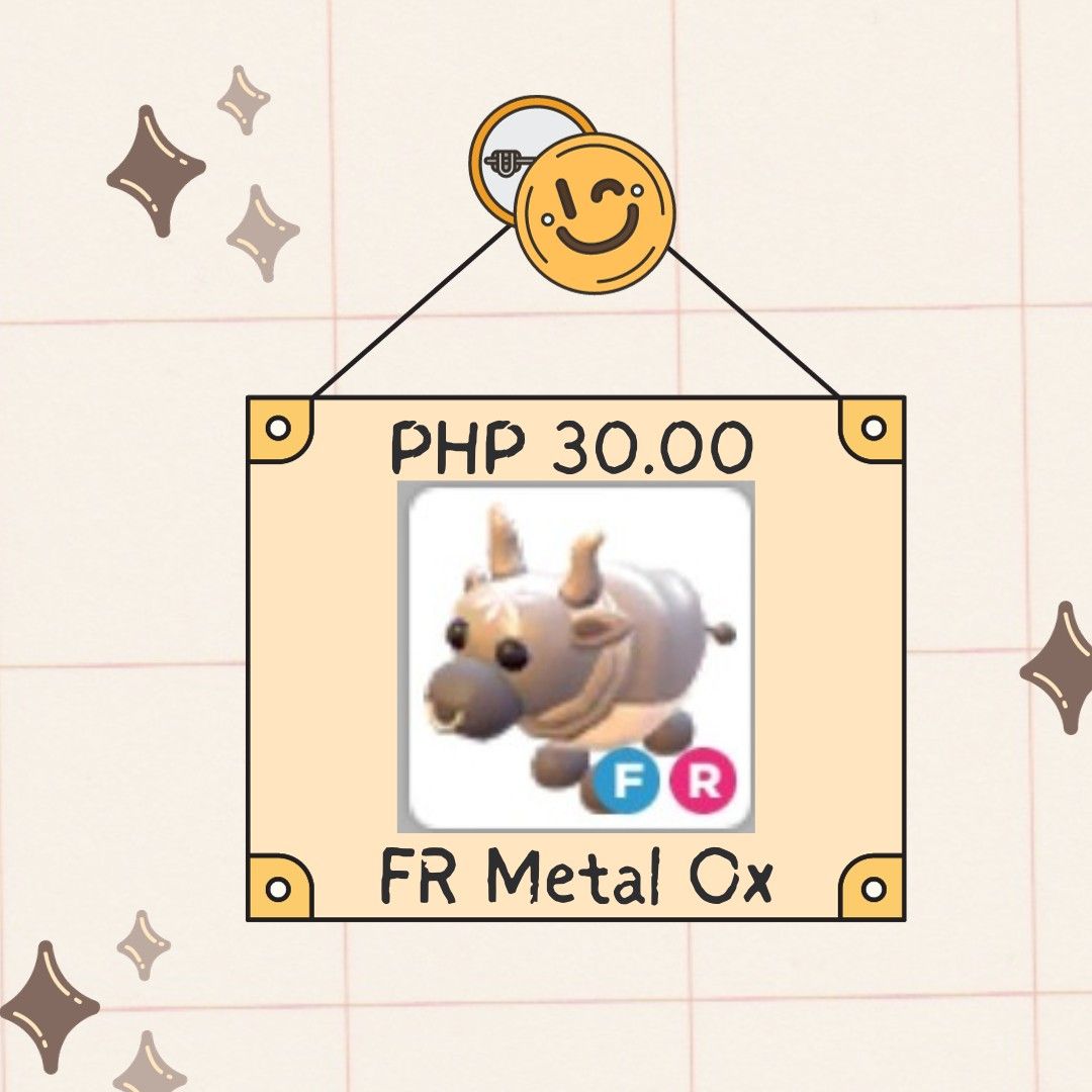 Metal Ox, Trade Roblox Adopt Me Items